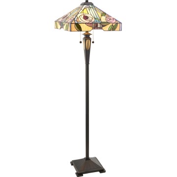 Endon 64383 - Candeeiro de pé WILLIOW 2xE27/60W/230V Ø 42,5 cm