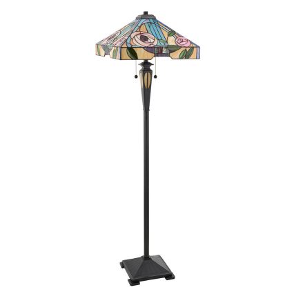 Endon 64383 - Candeeiro de pé WILLIOW 2xE27/60W/230V Ø 42,5 cm
