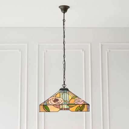 Endon 64384 - Lustre com corrente WILLOW 3xE27/60W/230V
