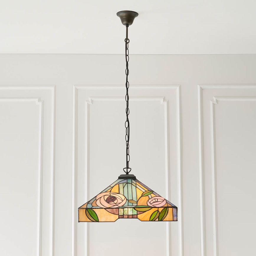 Endon 64384 - Lustre com corrente WILLOW 3xE27/60W/230V