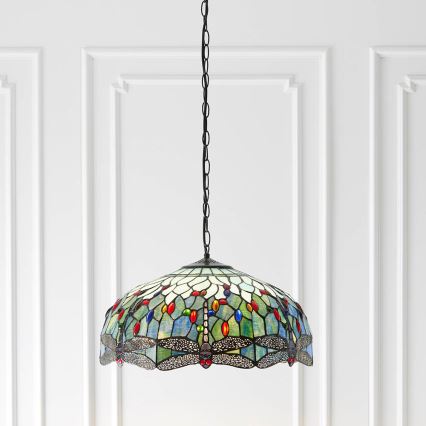 Endon 66148 - Candeeiro suspenso LIBÉLULA 3xE27/60W/230V diâmetro 50 cm
