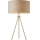 Endon 66986 - Candeeiro de mesa TRI 1xE27/40W/230V latão/bege