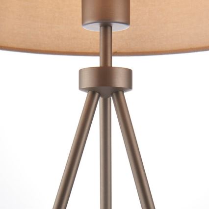 Endon 66986 - Candeeiro de mesa TRI 1xE27/40W/230V latão/bege