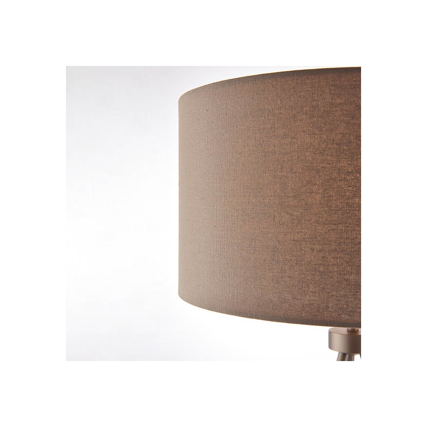 Endon 66986 - Candeeiro de mesa TRI 1xE27/40W/230V latão/bege