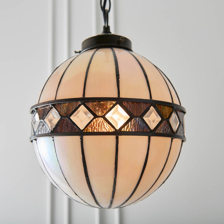 Endon 67044 - Candeeiro suspenso FARGO 1xE14/40W/230V diâmetro 25,5 cm