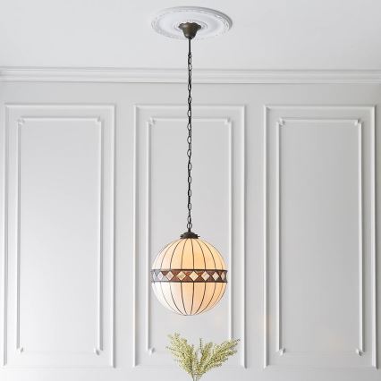 Endon 67045 - Candeeiro suspenso FARGO 1xE27/60W/230V diâmetro 40 cm