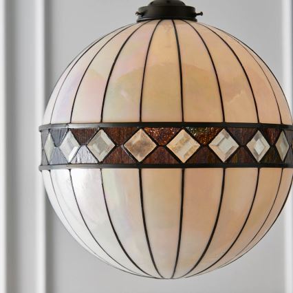 Endon 67045 - Candeeiro suspenso FARGO 1xE27/60W/230V diâmetro 40 cm
