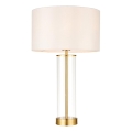 Endon 68802 - Lâmpada de mesa regulável por toque LESSINA 1xE27/10W/230V dourada/branca