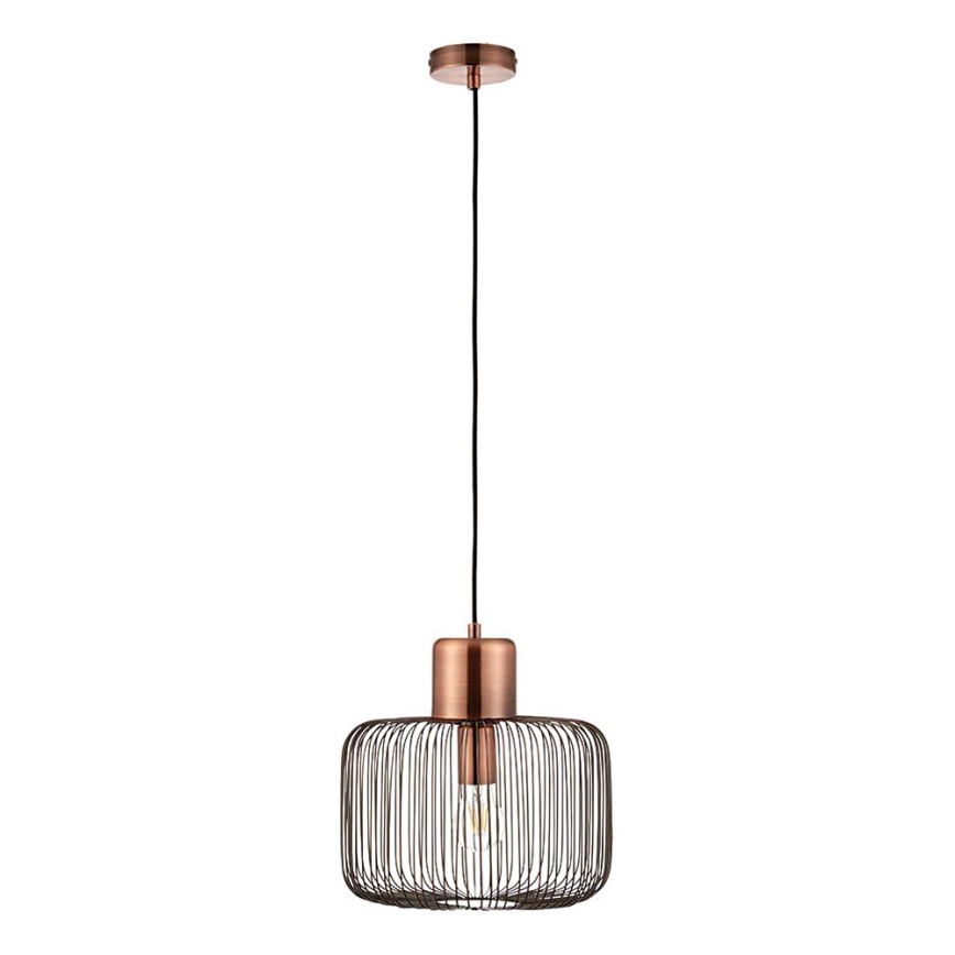 Endon 68986 - Pendente em cabo NICOLA 1xE27/40W/230V cobre