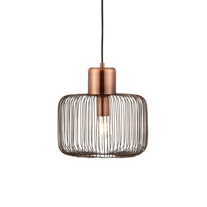 Endon 68986 - Pendente em cabo NICOLA 1xE27/40W/230V cobre