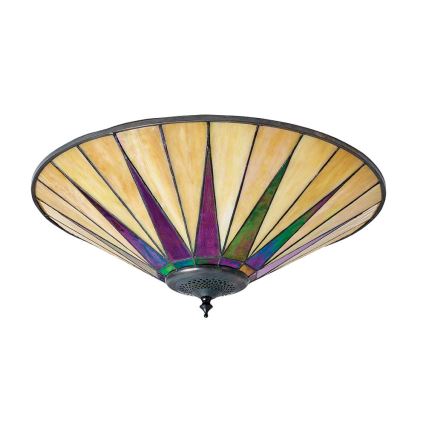 Endon 70240 - Iluminação de teto DARK STAR 2xE27/40W/230V diâmetro 49 cm
