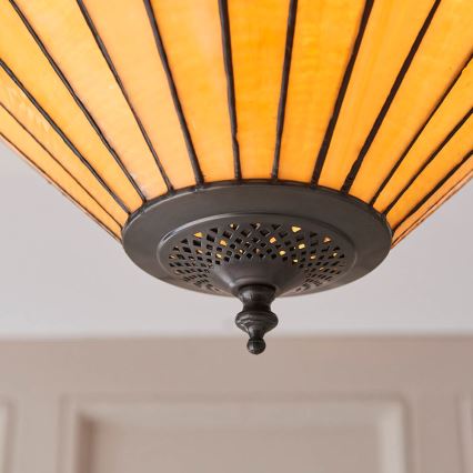 Endon 70706 - Iluminação de teto JAMELIA 2xE27/60W/230V diâmetro 50 cm