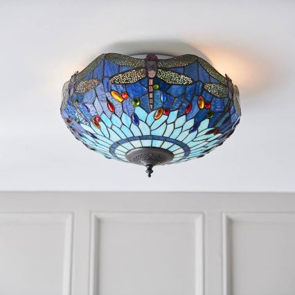 Endon 70722 - Iluminação de teto LIBÉLULA 2xE27/60W/230V diâmetro 41 cm