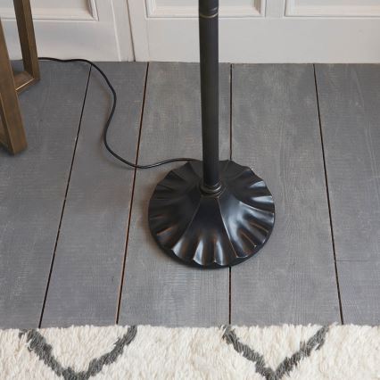 Endon 70936 - Candeeiro de pé FARGO 2xE27/60W/230V Ø 50 cm