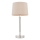 Endon 72175 - Lâmpada de mesa com porta USB SYON 1xE14/40W/230V cromo brilhante/bege