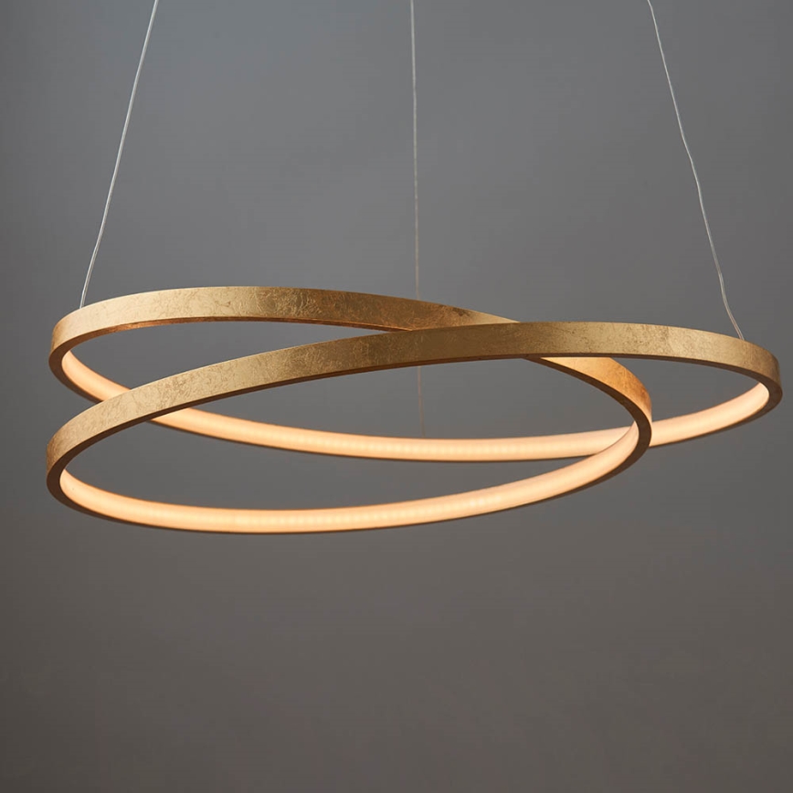 Endon 72479 - Candeeiro suspenso LED SCRIBBLE LED/31,5W/230V 3000K dourado