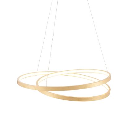 Endon 72479 - Candeeiro suspenso LED SCRIBBLE LED/31,5W/230V 3000K dourado