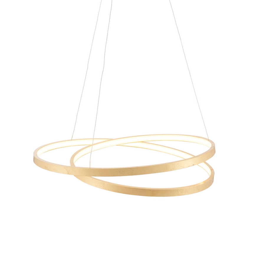 Endon 72479 - Candeeiro suspenso LED SCRIBBLE LED/31,5W/230V 3000K dourado