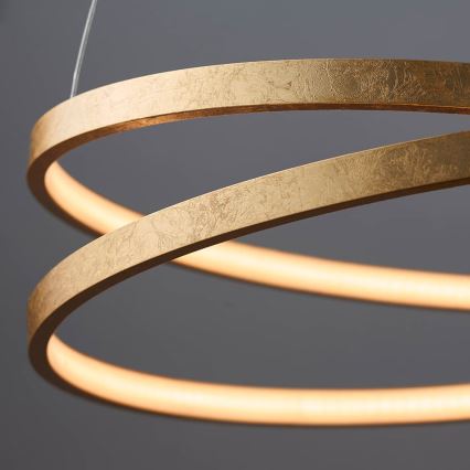 Endon 72479 - Candeeiro suspenso LED SCRIBBLE LED/31,5W/230V 3000K dourado
