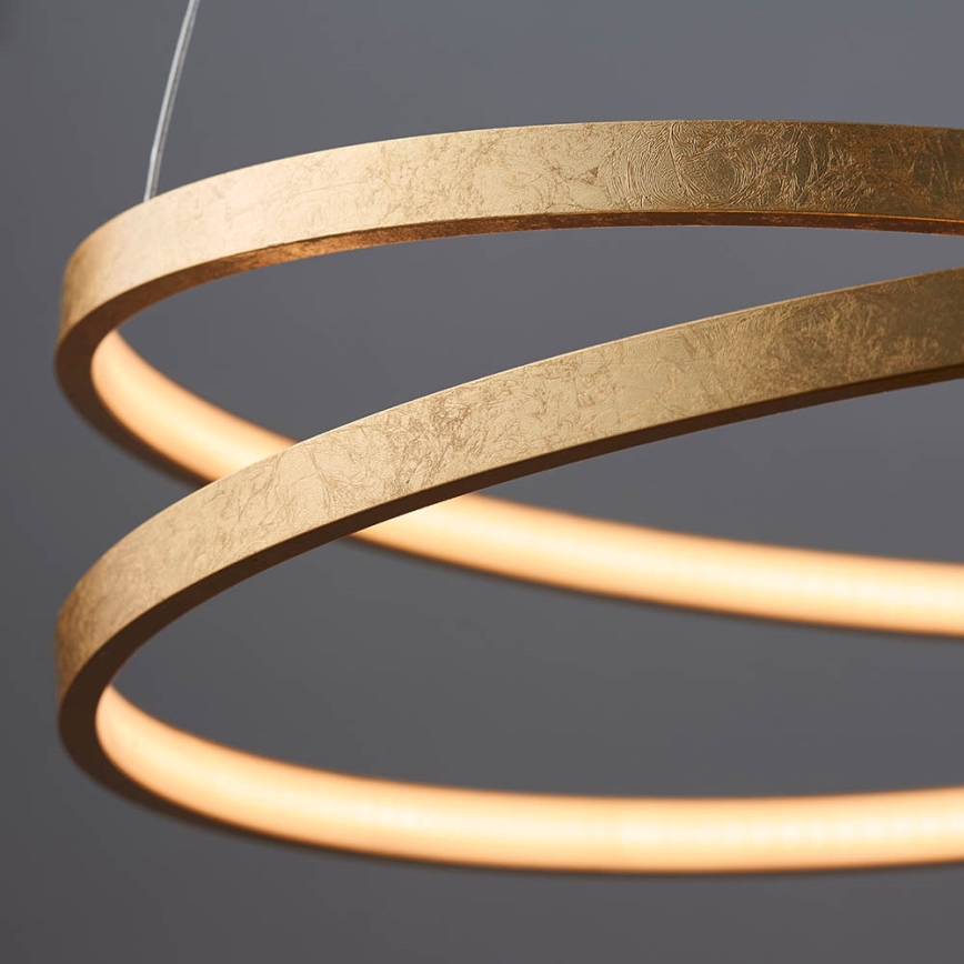 Endon 72479 - Candeeiro suspenso LED SCRIBBLE LED/31,5W/230V 3000K dourado