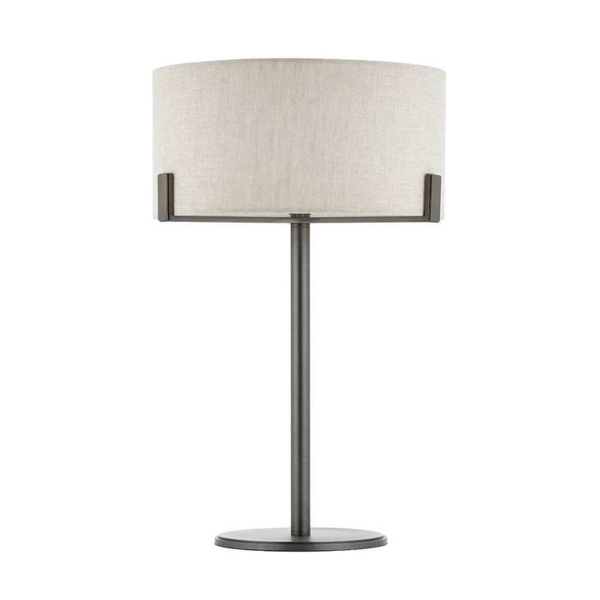 Endon 72631 - Candeeiro de mesa HAYFIELD 1xE27/40W/230V bronze/cinzento