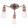 Endon 76124 - Spot halógeno 3xE27/10W/230V cromo fosco/cobre