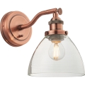 Endon 76334 - Aplique de parede direcional HANSEN 1xE14/40W/230V com acabamento em cobre