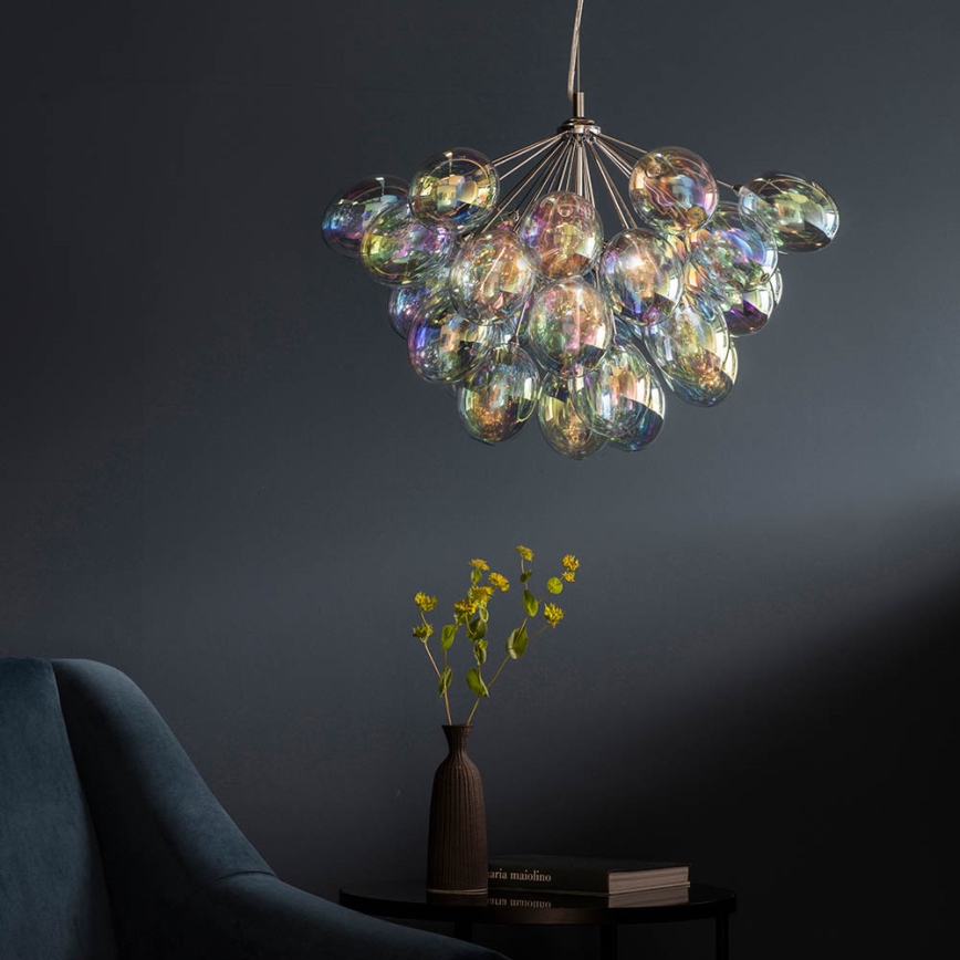 Endon 76450 - Lustre suspenso com cabo INFINITY 6xG9/28W/230V multicolorido