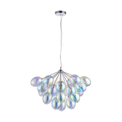 Endon 76450 - Lustre suspenso com cabo INFINITY 6xG9/28W/230V multicolorido