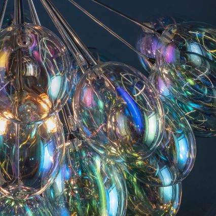 Endon 76450 - Lustre suspenso com cabo INFINITY 6xG9/28W/230V multicolorido