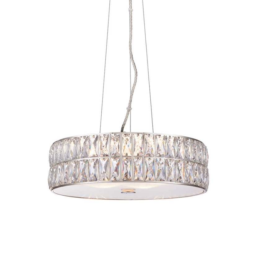Endon 76513 - Lustre LED suspenso em cabo VERINA 5xLED/5W/230V cromo brilhante