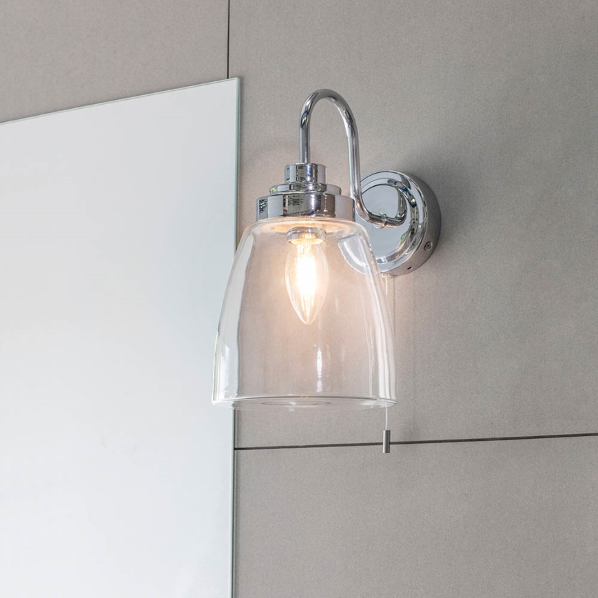 Endon 77088 - Aplique de parede para casa de banho ASHBURY 1xE14/4W/230V IP44 cromo polido