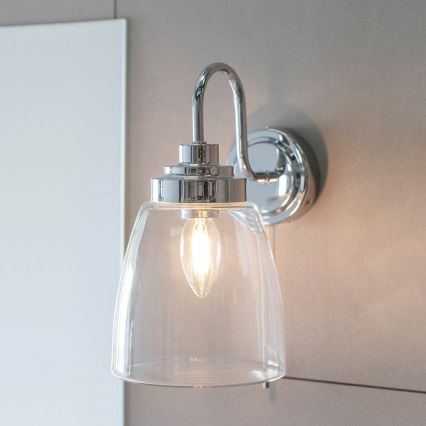 Endon 77088 - Aplique de parede para casa de banho ASHBURY 1xE14/4W/230V IP44 cromo polido