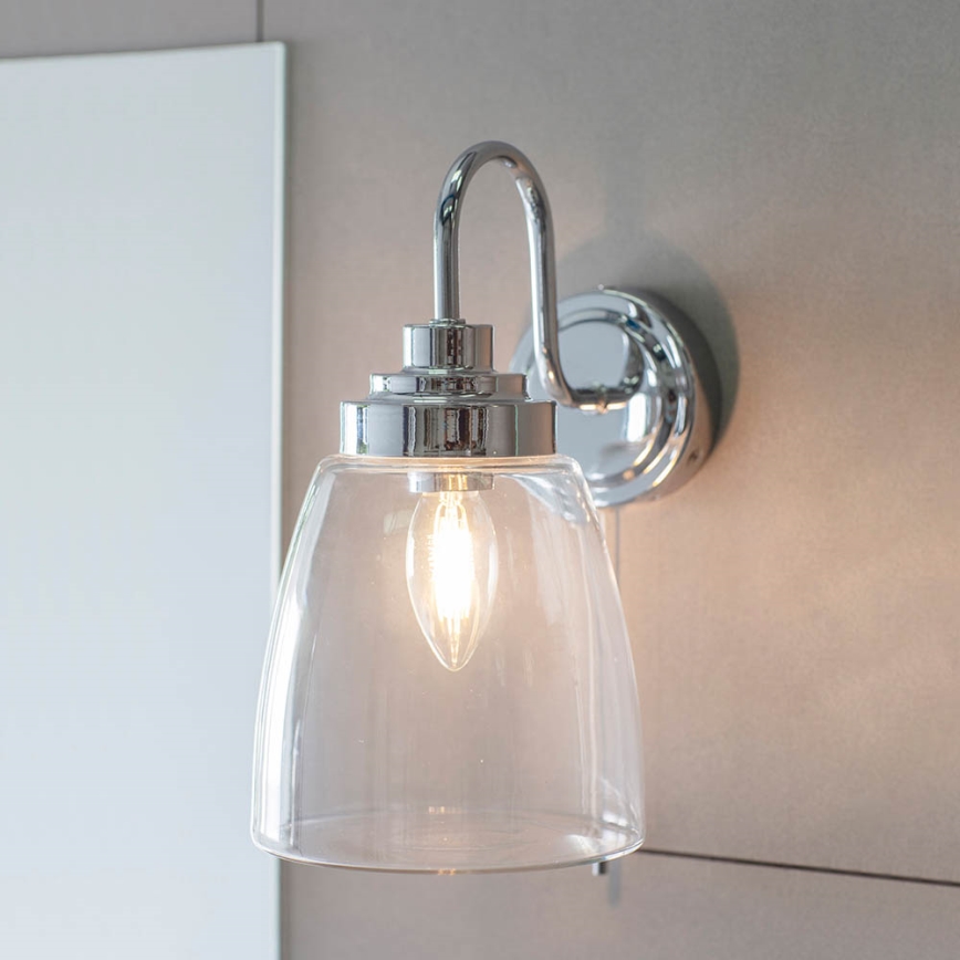 Endon 77088 - Aplique de parede para casa de banho ASHBURY 1xE14/4W/230V IP44 cromo polido