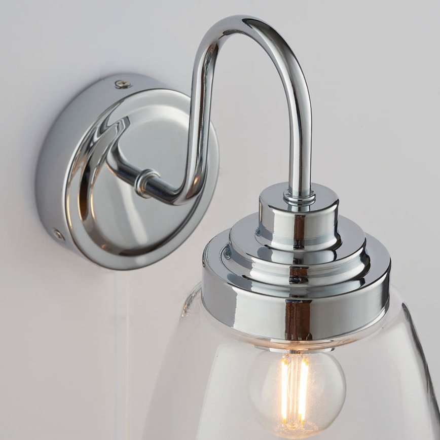Endon 77088 - Aplique de parede para casa de banho ASHBURY 1xE14/4W/230V IP44 cromo polido