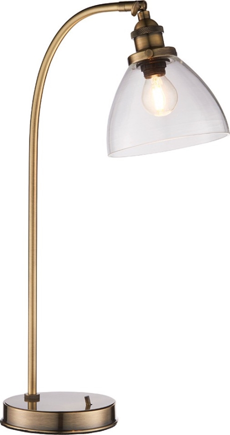 Endon 77859 - Candeeiro de mesa HANSEN 1xE14/40W/230V latão