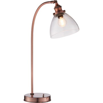 Endon 77861 - Candeeiro de mesa HANSEN 1xE27/40W/230V cobre