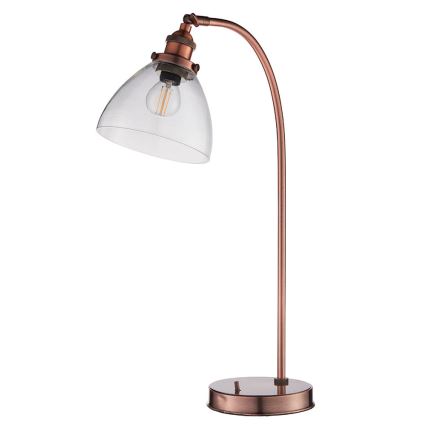 Endon 77861 - Candeeiro de mesa HANSEN 1xE27/40W/230V cobre
