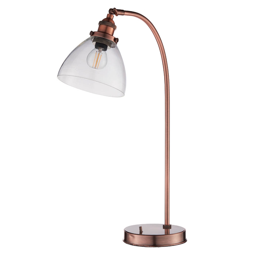 Endon 77861 - Candeeiro de mesa HANSEN 1xE27/40W/230V cobre