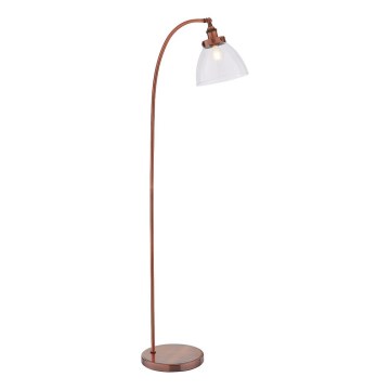 Endon 77862 - Candeeiro de chão HANSEN 1xE27/40W/230V cobre