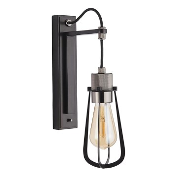 Endon 80950 - Iluminação de parede URBAN 1xE27/6W/230V preto