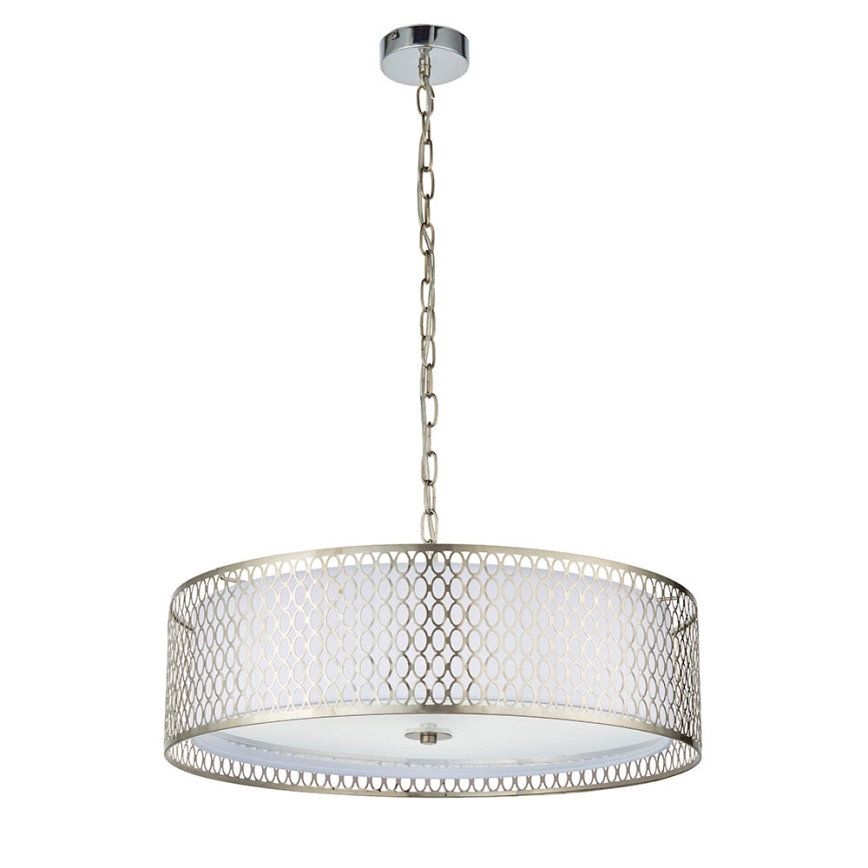 Endon 81969 - Candeeiro suspenso CORDERO 3xE27/10W/230V cromado mate