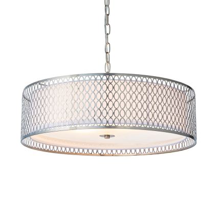 Endon 81969 - Candeeiro suspenso CORDERO 3xE27/10W/230V cromado mate