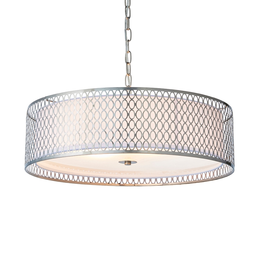Endon 81969 - Candeeiro suspenso CORDERO 3xE27/10W/230V cromado mate