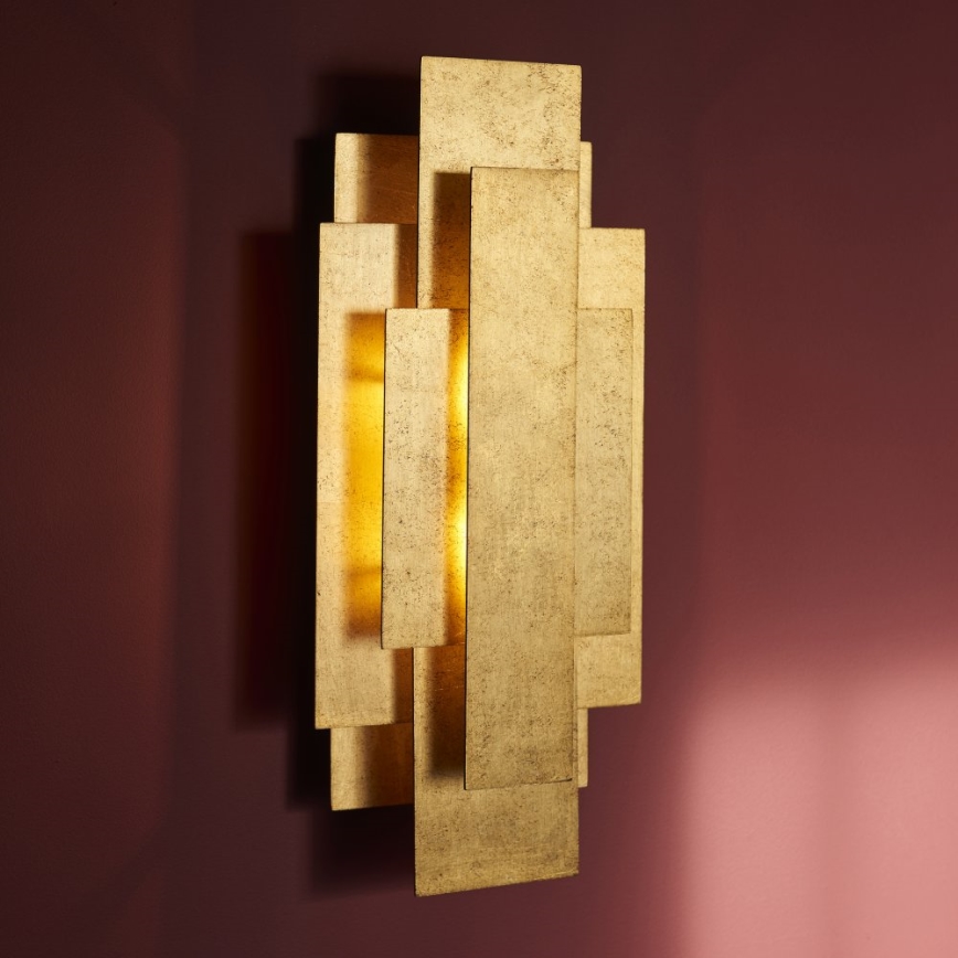 Endon 90452 - Iluminação de parede ALZARE 2xG9/3W/230V dourado