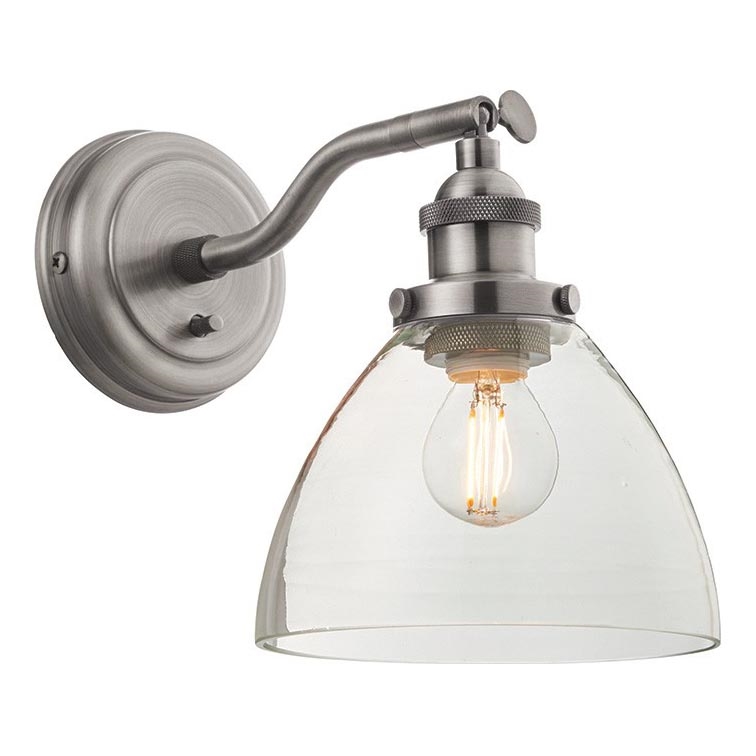 Endon 91739 - Aplique de parede HANSEN 1xE14/40W/230V cromado fosco
