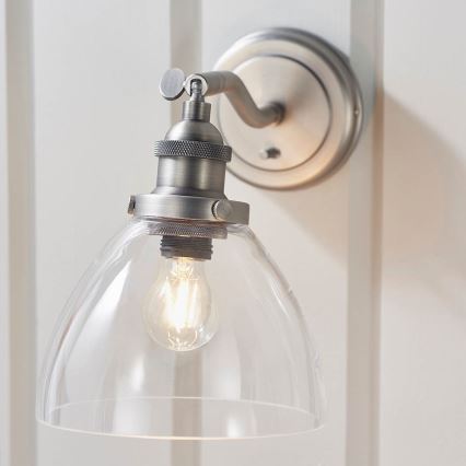 Endon 91739 - Aplique de parede HANSEN 1xE14/40W/230V cromado fosco
