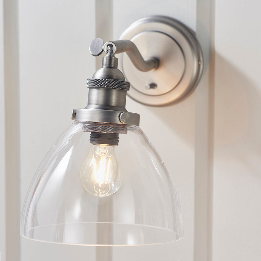 Endon 91739 - Aplique de parede HANSEN 1xE14/40W/230V cromado fosco
