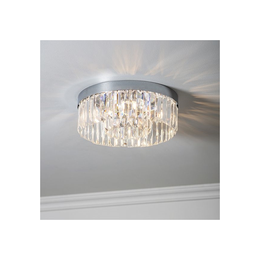 Endon 91811 - Candeeiro de tecto para casa de banho SHIMMER 5xG9/18W/230V IP44 cromado polido