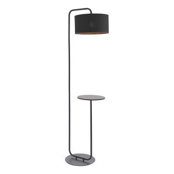 Endon 92301 - Candeeiro de pé LANDIS 1xE27/10W/230V preto